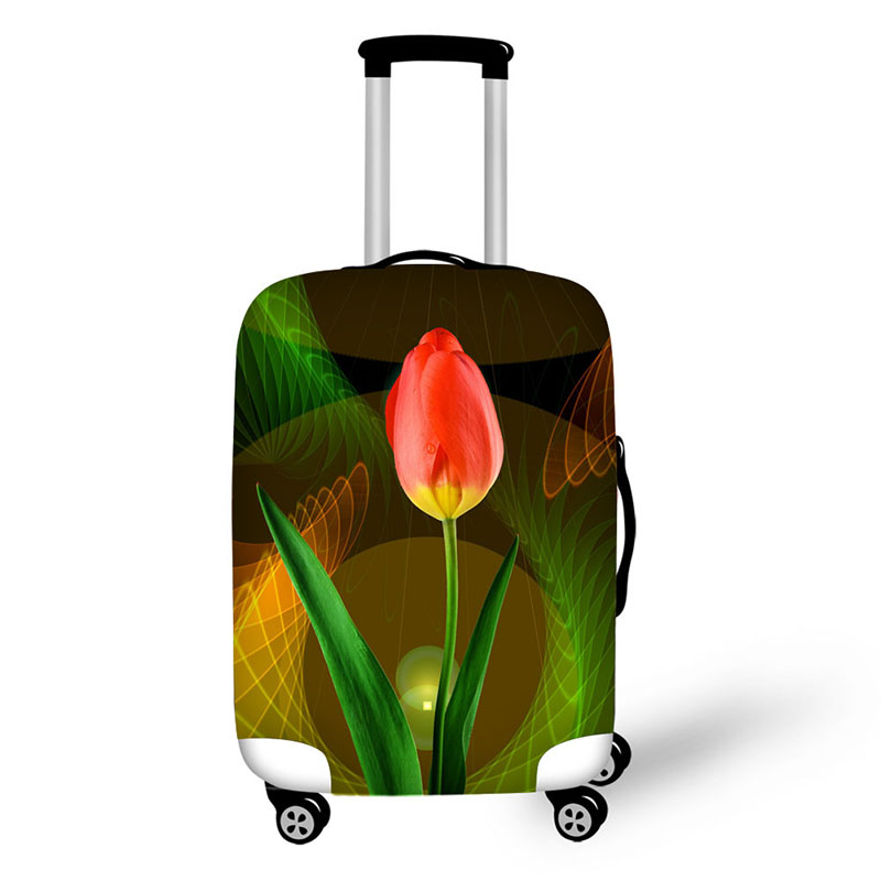 Waterproof Suitcase Cover Protector - 추상적인 디자인 수하물 보호대 커버, 방수