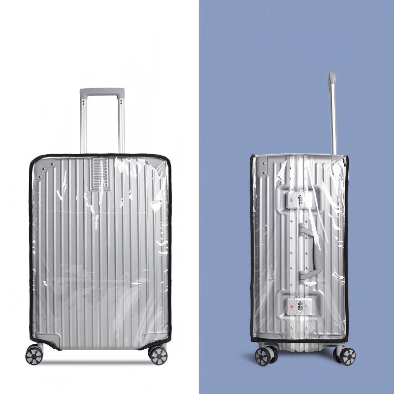 Luggage Protective Cover Transparent - 투명 PVC 소재의 여행 가방 보호