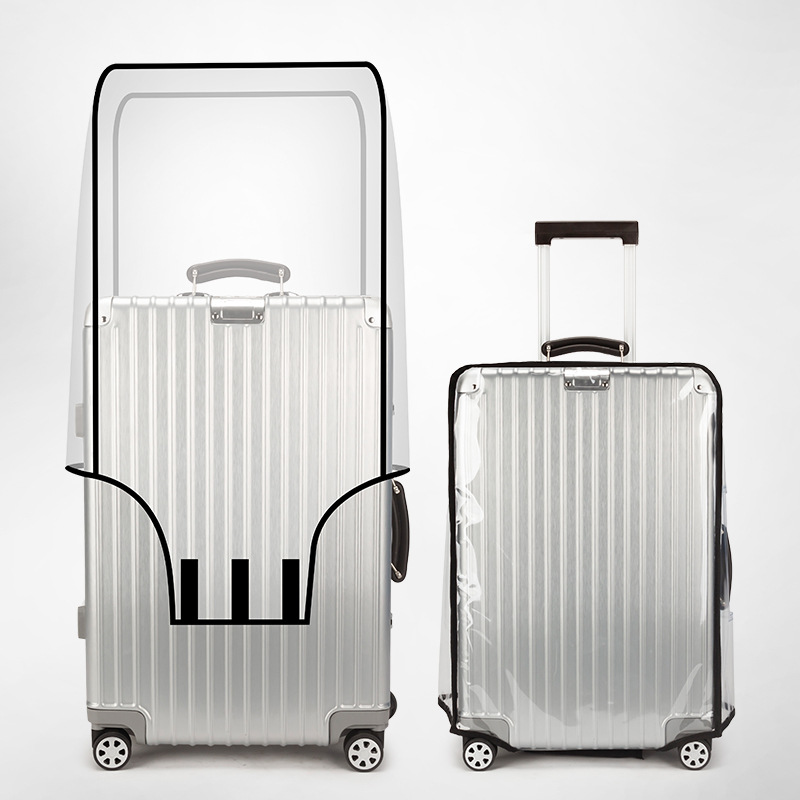 투명 PVC 소재의 여행 가방 보호 커버, 바퀴 달린  - Luggage Protective Cover Transparent 리뷰 및 가격
