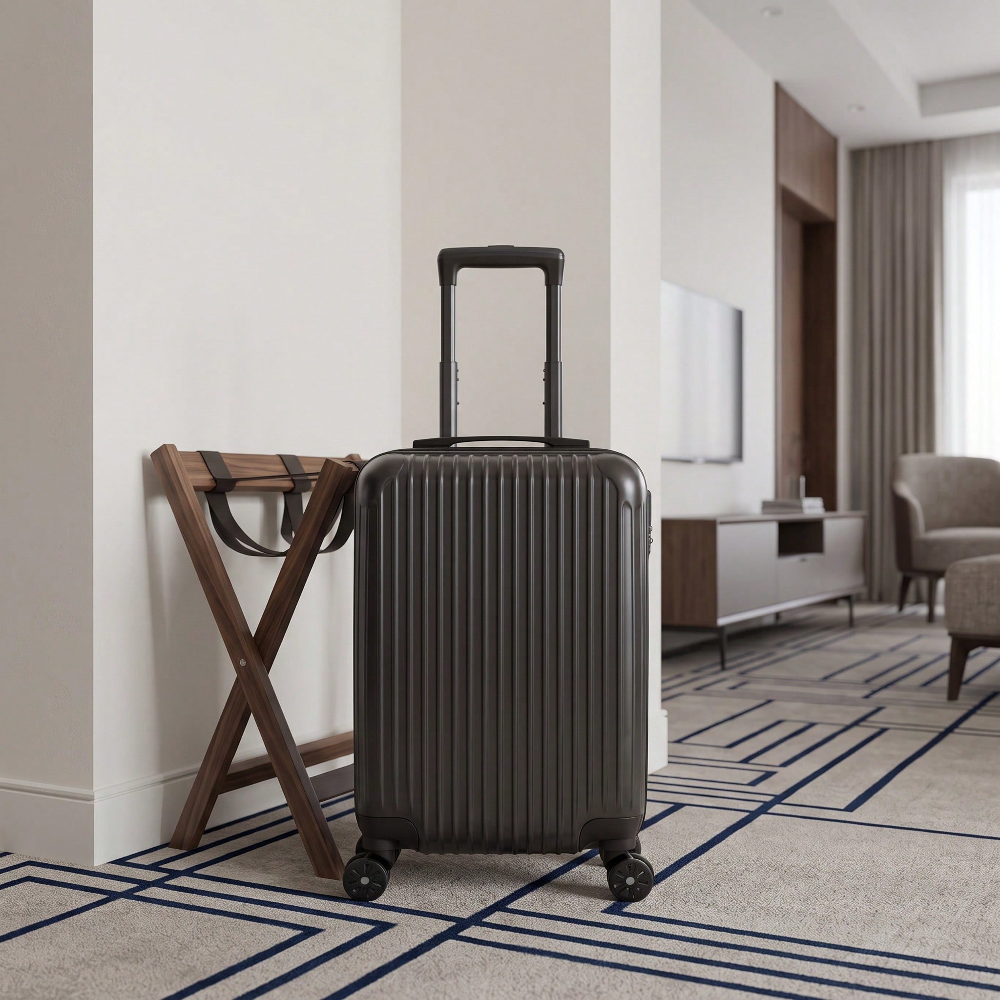 ABS 소재의 견고한 외피를 가진 여행용 수하물 상자, - Spinner Wheel Rolling Suitcase 20 Inch 리뷰 및 가격
