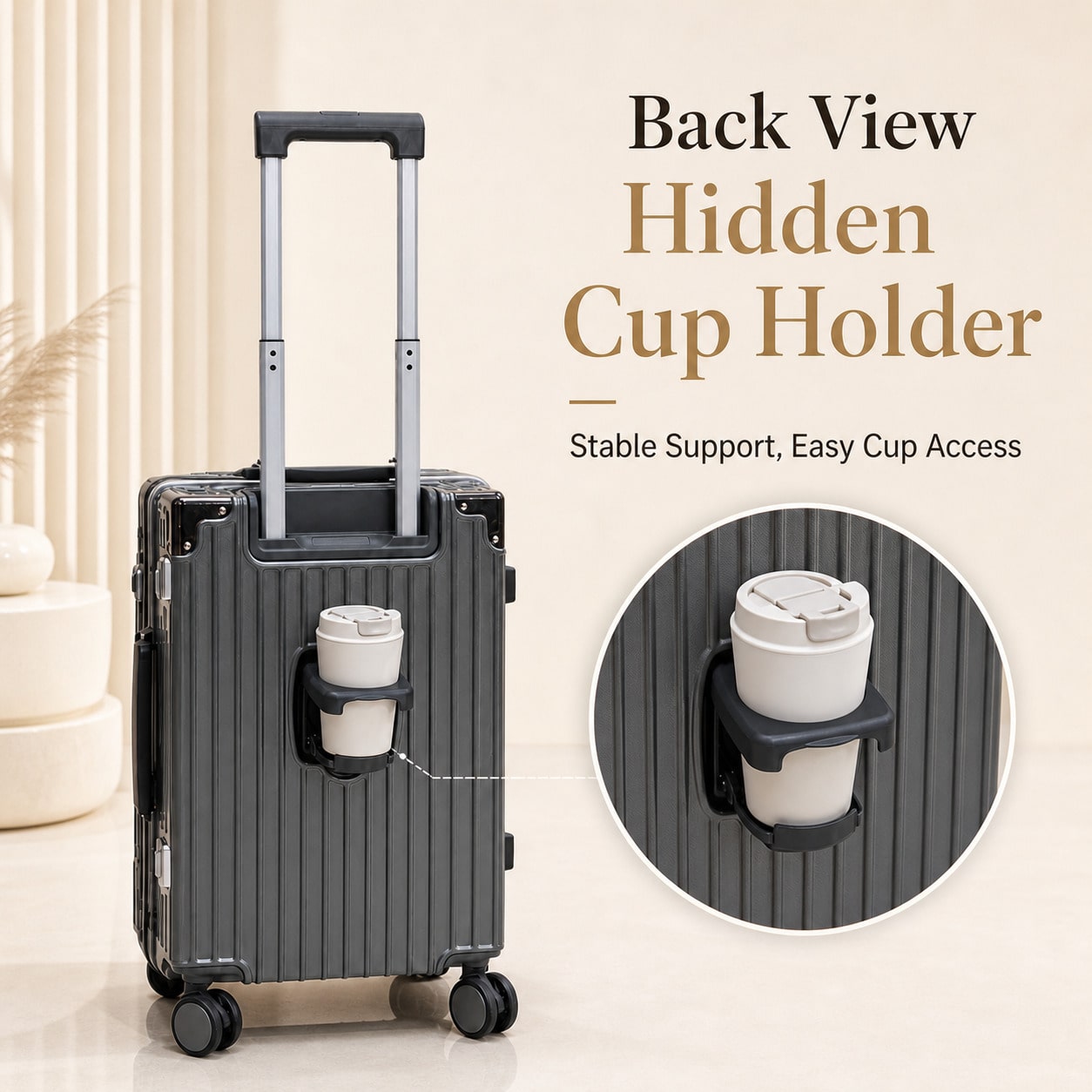 20인치 휴대용 수하물, 항공사 승인, PC 하드 쉘  - Aluminum Frame Carry On Luggage 리뷰 및 가격