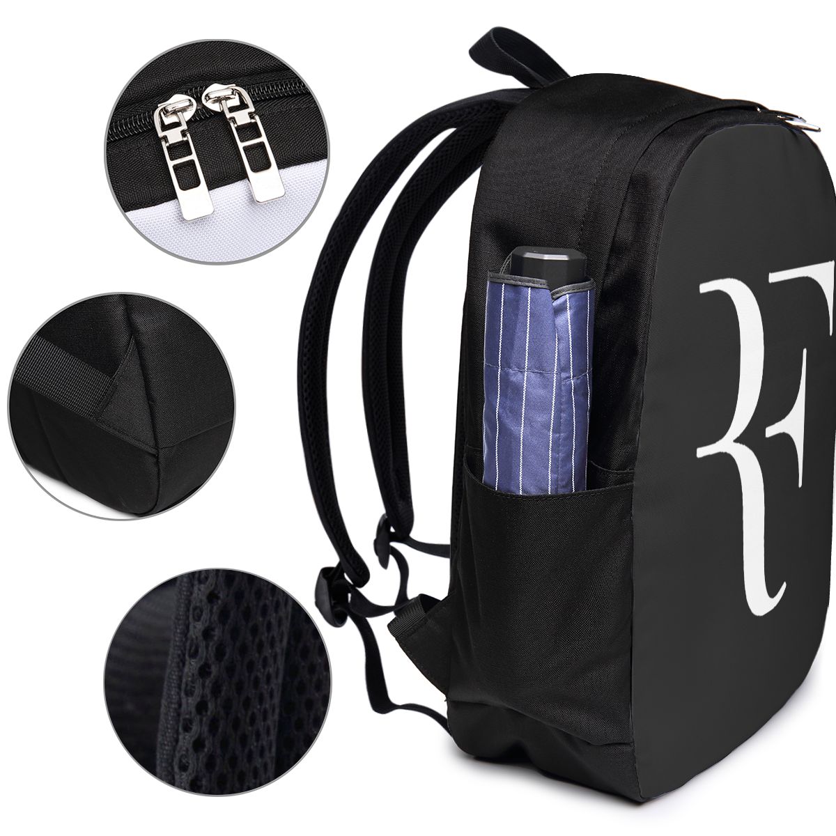 로저 페더러 백팩 여행 노트북 가방 컴퓨터 대학생 학교 - Backpacks 리뷰 및 가격
