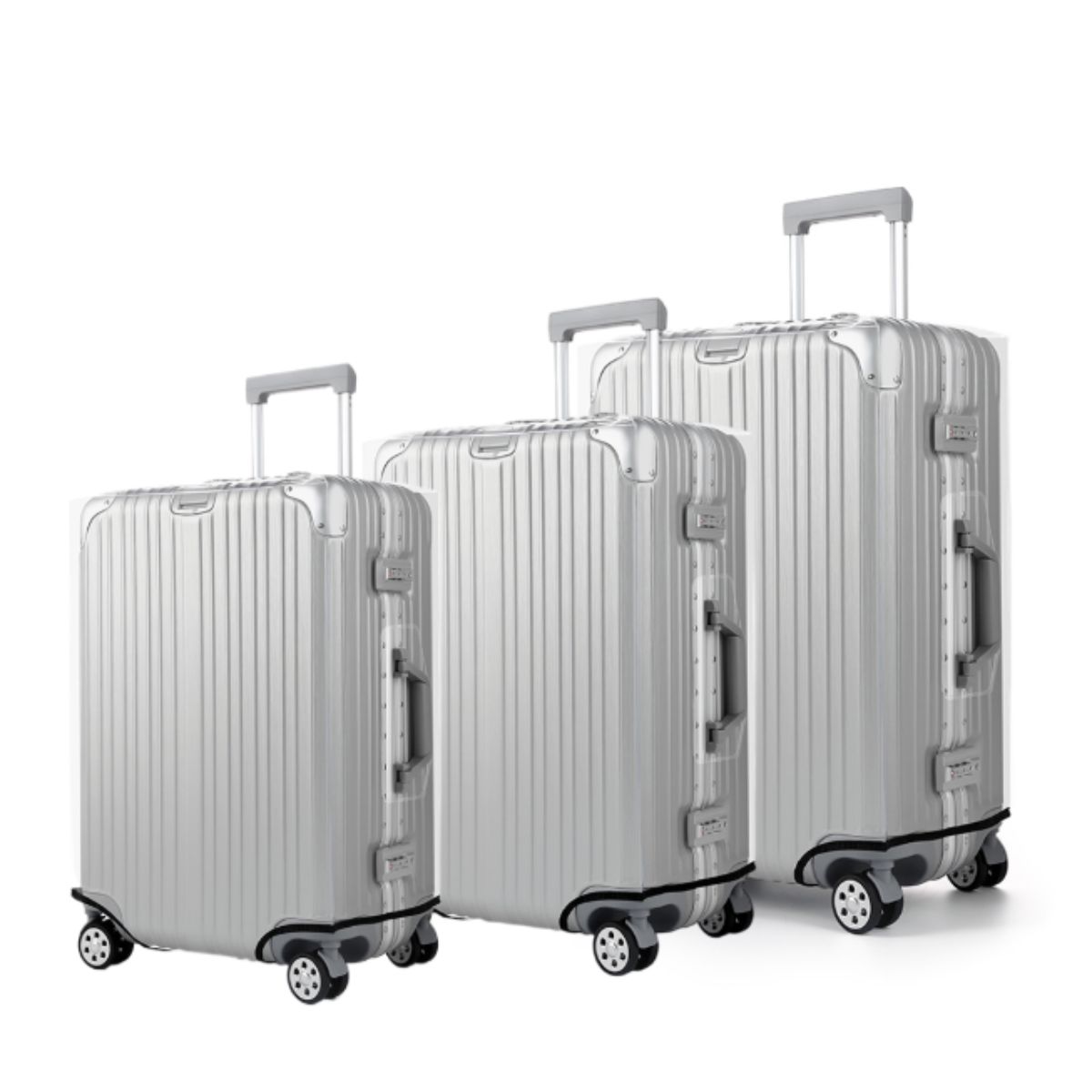 두꺼운 투명 수하물 커버 보호대, 18인치 20인치 2 - Waterproof Suitcase Cover Protector 리뷰 및 가격