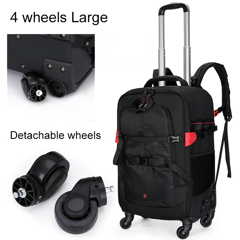 트롤리 사진 촬영 배낭 전문 카메라 가방 트롤리 여행  - Foldable Rolling Luggage Bag 리뷰 및 가격